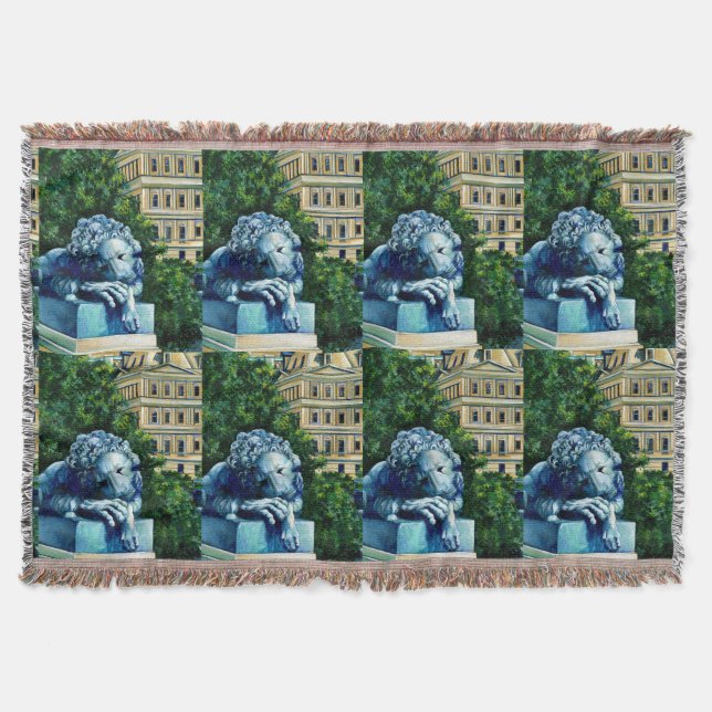 Katten, som åt Kanarieöarna, Washington DC Filt (Framsidan)