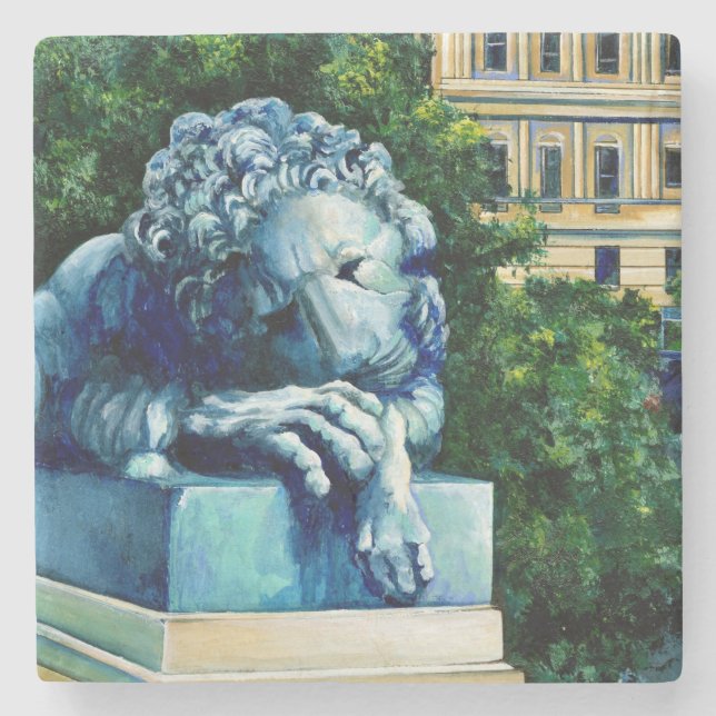 Katten, som åt Kanarieöarna, Washington DC Stenunderlägg (Framsidan)