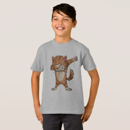 Katten som baddar hip hop, poserar grafisk design, t-shirt
