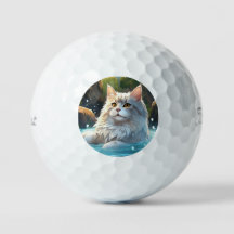 Katten som förenar en Hett Vår: Golf Boll