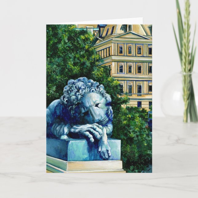 Katten som har sänt det kanariska hälsningskortet kort (Framsida)