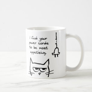 Katten som kärlekar driver, binder med rep - den kaffemugg