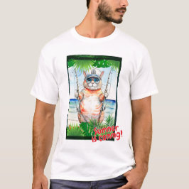Katten "Sommaren kommer!" T Shirt