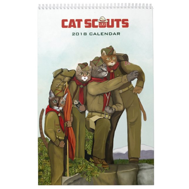 Katten spanar kalender 2018-2019 (Omslag)