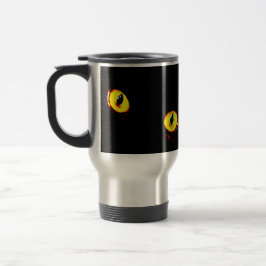 Katten synar den 15 uns rostfritt ståltravel mug resemugg