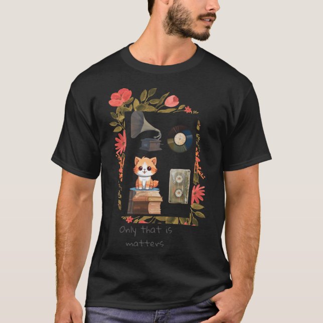 Katten T Shirt (Framsida)