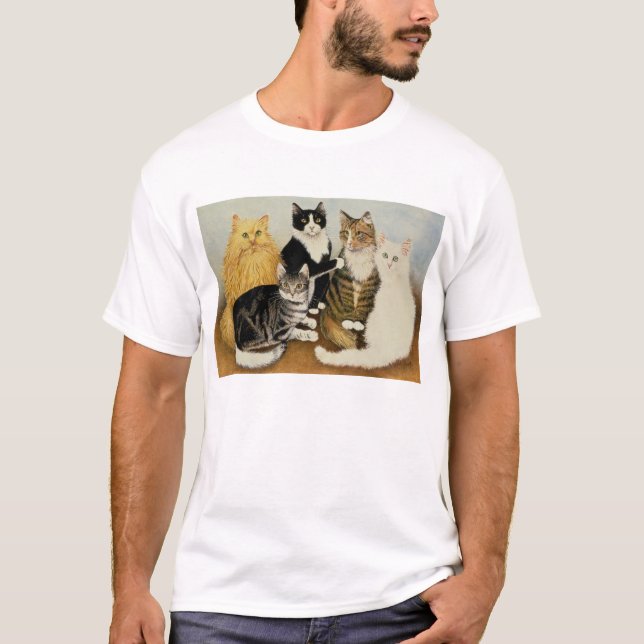 Katten vaggar t shirt (Framsida)