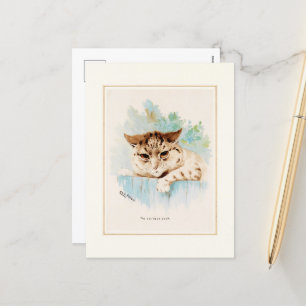 Katten vid nästa dörr av Louis Wain Helg Vykort