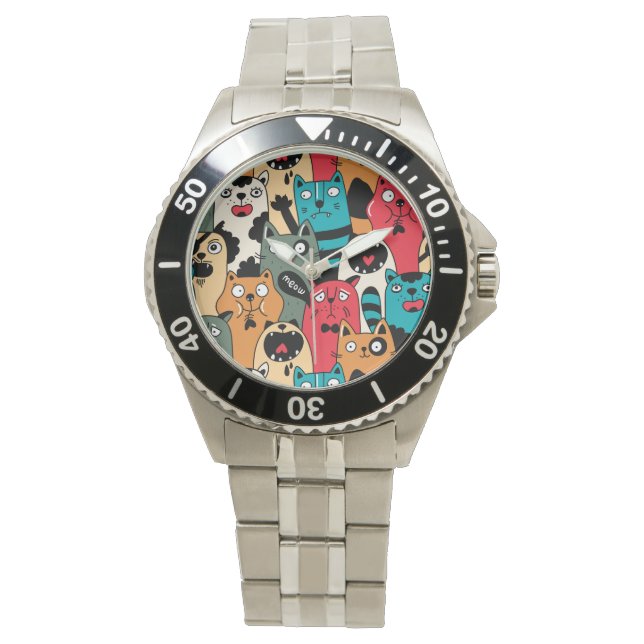Kattenhopen Armbandsur (Framsida)
