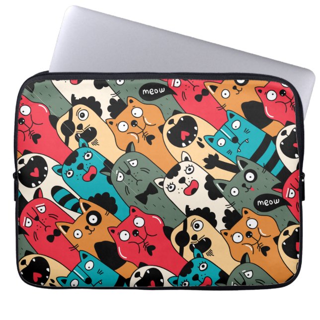 Kattenhopen Laptop Fodral (Framsidan)