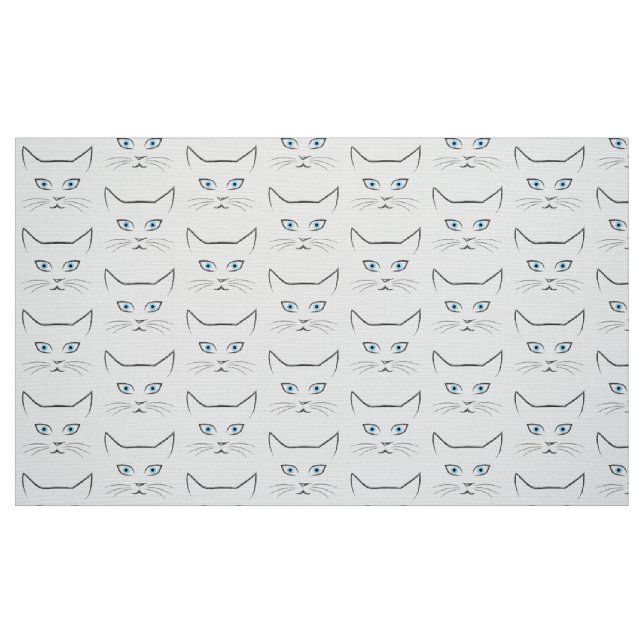 Kattens ansikte tyg (Fat Quarter)