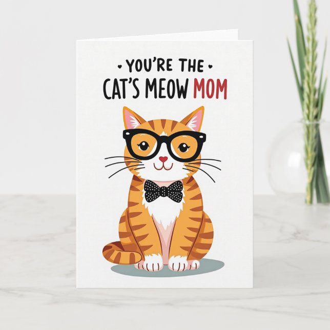 Kattens bästa mamma någonsin kort (Framsida)