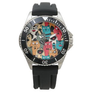 Kattens folkmassa armbandsur