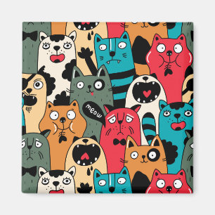 Kattens folkmassa magnet