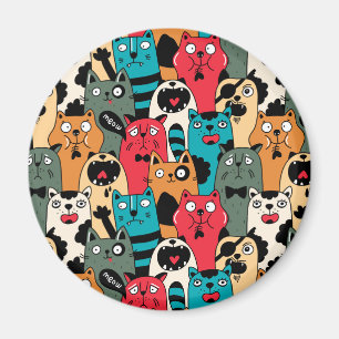 Kattens folkmassa magnet