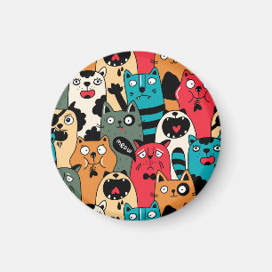 Kattens folkmassa magnet