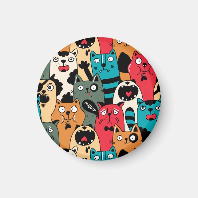 Kattens folkmassa magnet (Framsidan)