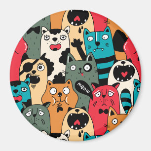 Kattens folkmassa magnet