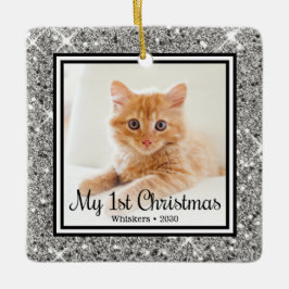 Kattens första jul 2-foto julgransprydnad keramik