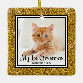 Kattens första jul 2-foto julgransprydnad keramik