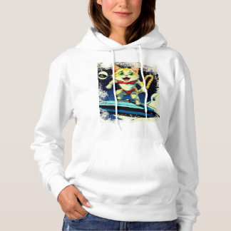 Kattens hemliga identitet som superhjälte UFO T Shirt