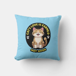 Kattens Kärlek är uppfödd, ges inte Kudde