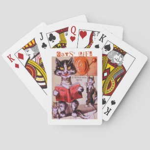 Kattens liv - Livet är roligt! Var en katt! Casinokort