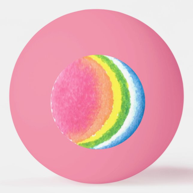 Kattens ljussken Orange Ping Pong Boll (Framsidan)