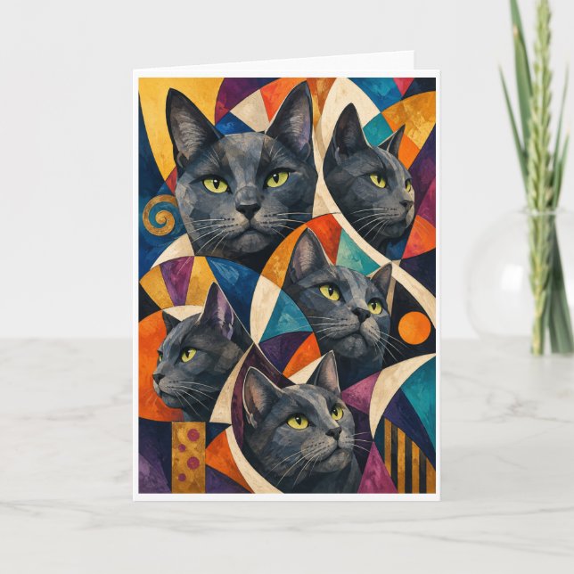 Kattens Många Dimensioner Kort (Framsida)