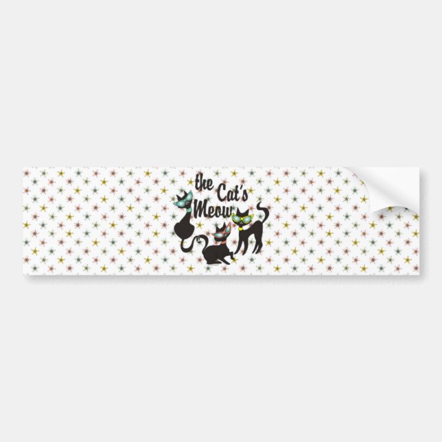 Kattens Meow Bildekal (Framsidan)