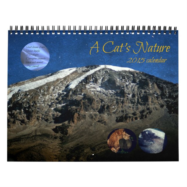 Kattens natur - 2015 års kalender (Omslag)
