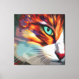 Kattens Öga-design Canvastryck