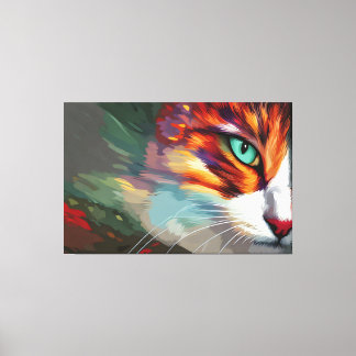 Kattens Öga-design Canvastryck