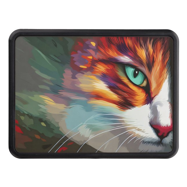 Kattens Öga-design Dragkroksskydd (Framsidan)