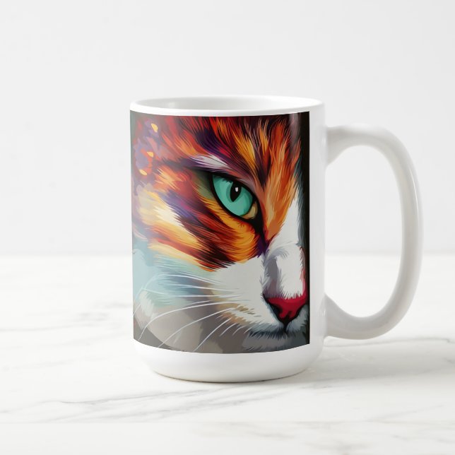 Kattens Öga-design Kaffemugg (Höger)