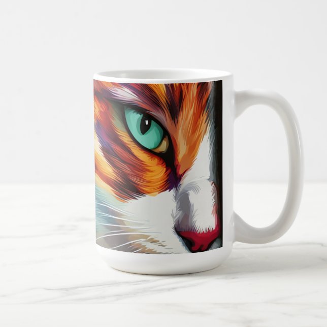 Kattens Öga-design Kaffemugg (Höger)