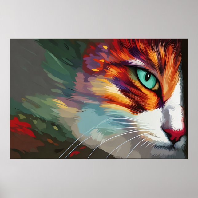 Kattens Öga-design Poster (Framsidan)