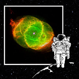 Kattens Öga Nebula NGC 6543 Optical Dying Star Poster