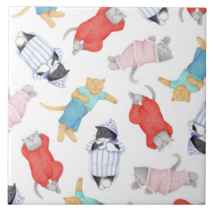KATTENS PYJAMAS Keramiska Plattor Kakelplatta