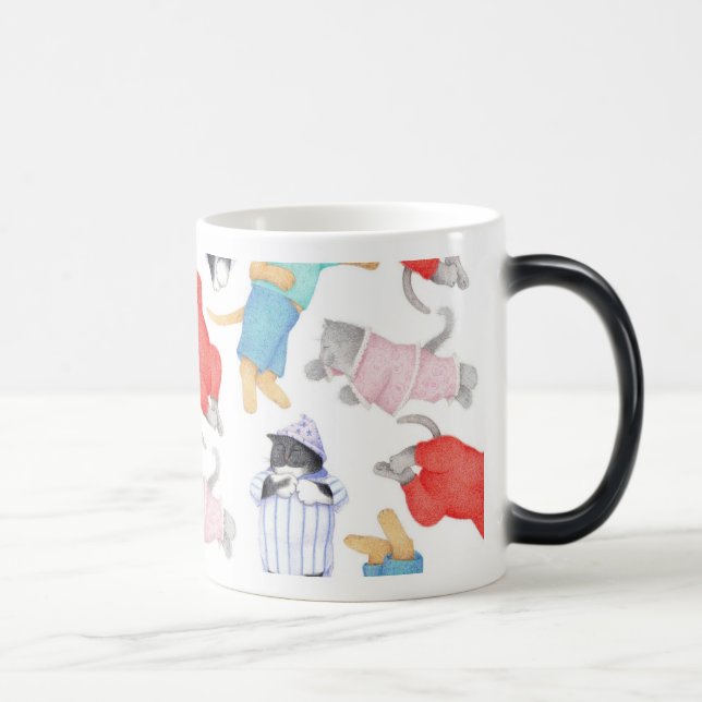 KATTENS PYJAMAS Magisk Förvandlingsmugg Mugg (Höger)