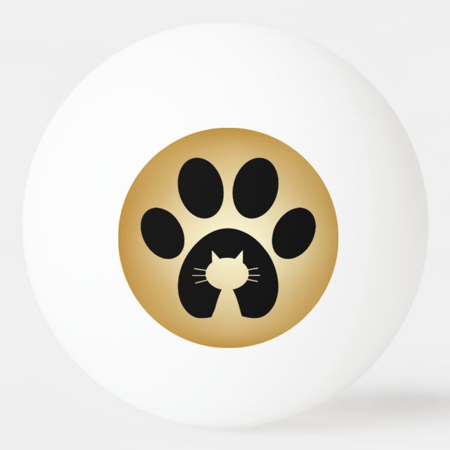 Kattens Tass Pingisboll (Framsidan)