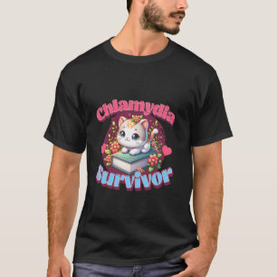 Kattentusiaster förbjudna böcker Klamydiaöverlevar T Shirt