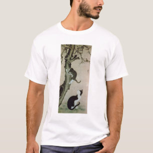 Katter 17th århundrade (bläck på silke) tee