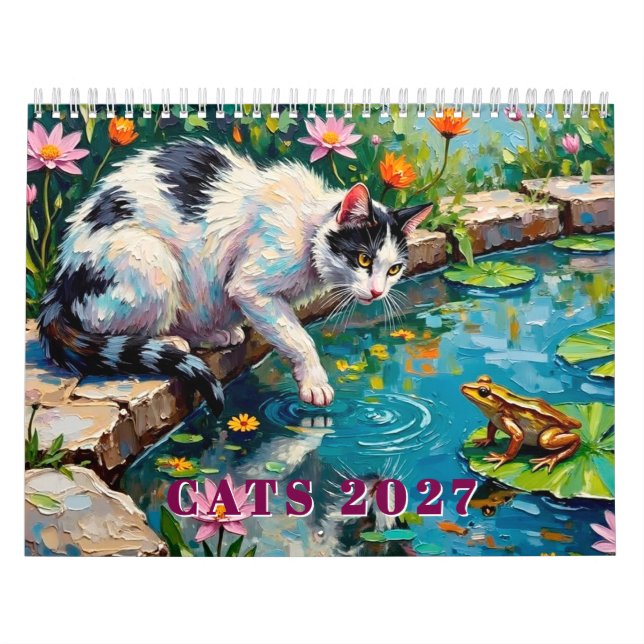 Katter 2027 Kalender (Omslag)