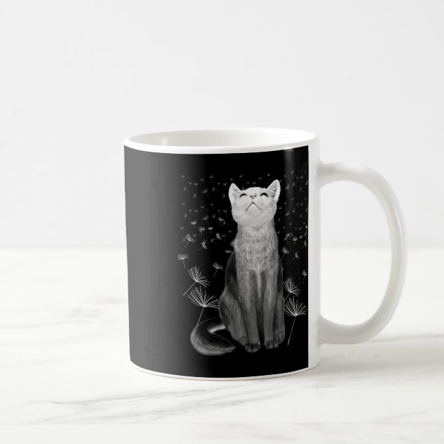 Katter 365 katter 365 Dandelion Cat Graphic Kaffemugg (Höger)