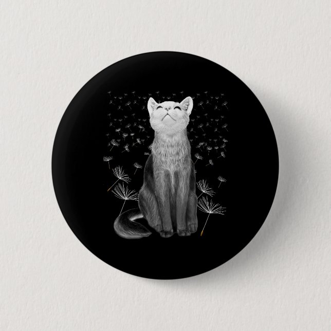 Katter 365 Katter 365 Maskros Katt Grafisk  Knapp (Framsida)