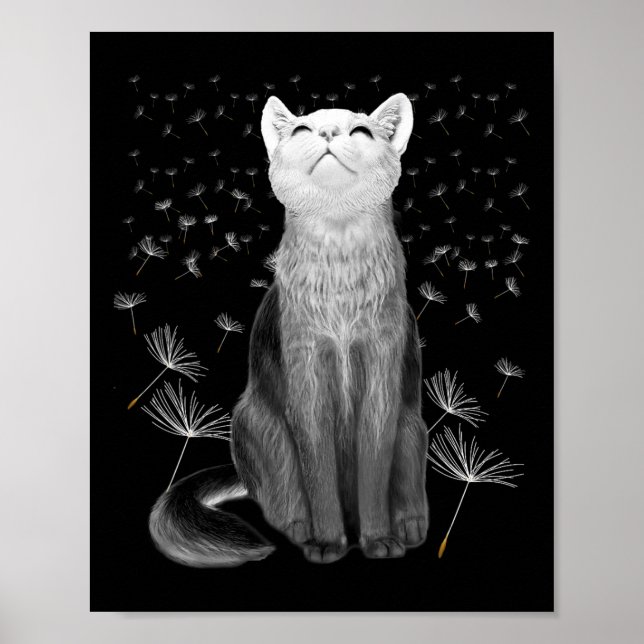 Katter 365 Katter 365 Maskros Katt Grafisk  Poster (Framsidan)