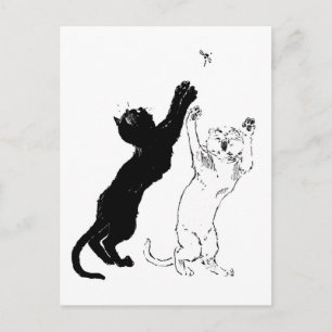 Katter, Alexandre Steinlen Vykort