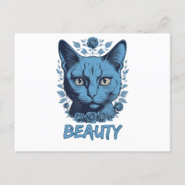 katter älskare skönhet hos katter vykort