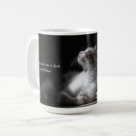 Katter är Änglar katt mugg